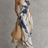MARCELLA | HALTER WIDE-LEG JUMPSUIT