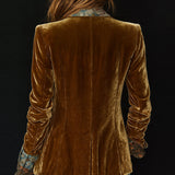 Martina | Blazer Patchwork con Estampado Floral Vintage