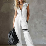 ELEANOR | RETRO ZIP-FRONT JUMPSUIT