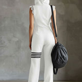ELEANOR | RETRO ZIP-FRONT JUMPSUIT