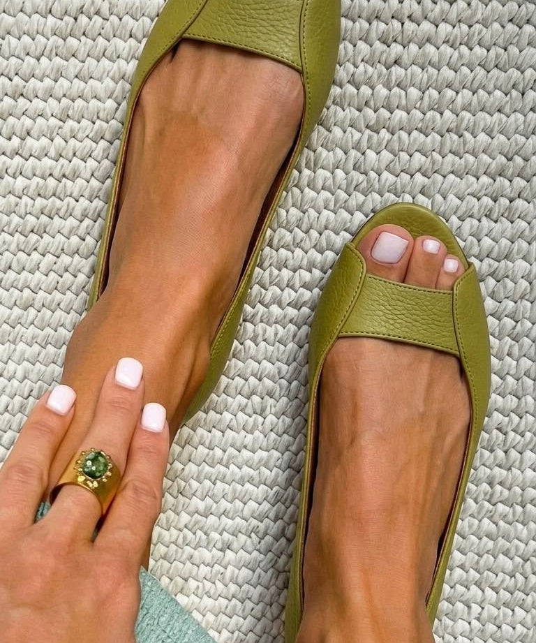 Adelina — Gold Comfort Flats