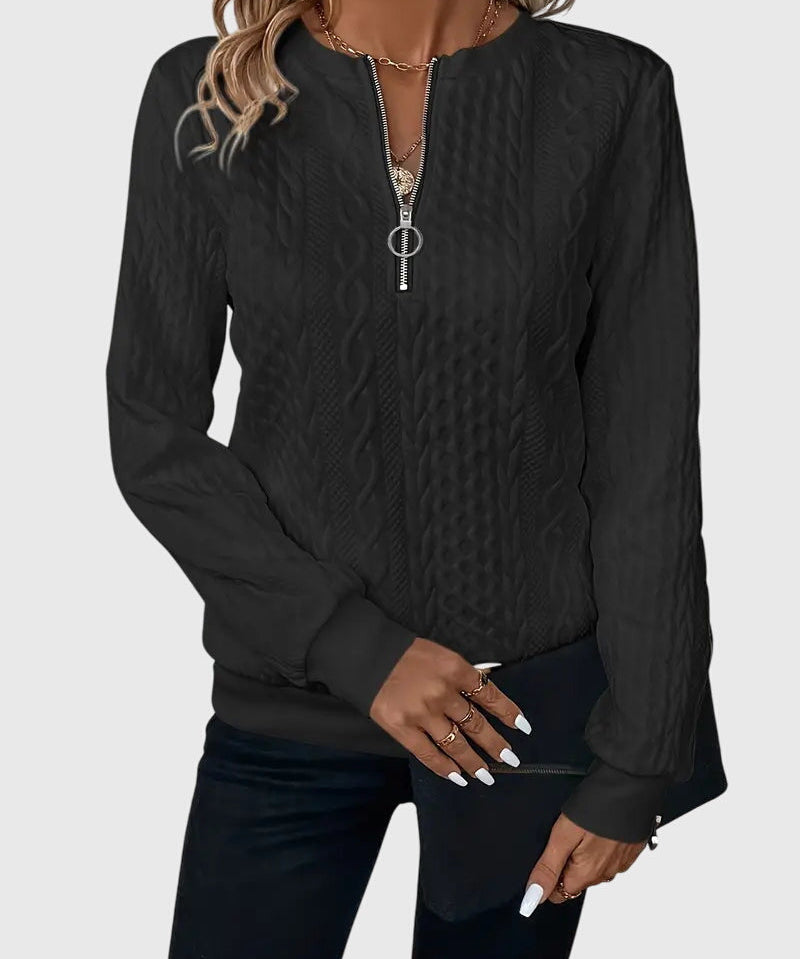 Nora™ | Sweater with Zipper