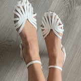 Vittoria — Gold Jewel Sandals