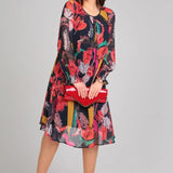 Florinda™ Elegant Floral Dress
