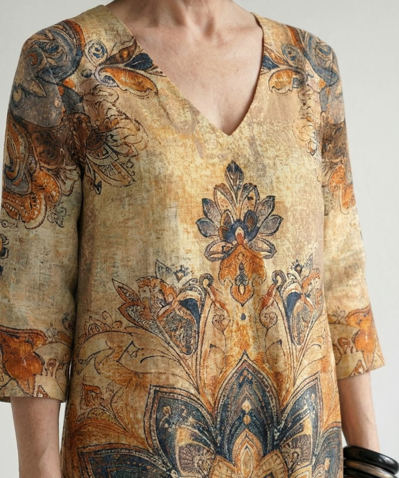 Damon | Gentle Floral Midi Dress