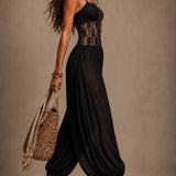 ZARIA | LACE HAREM JUMPSUIT