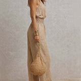 VALERIA | HALTER WIDE-LEG JUMPSUIT