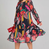 Florinda™ Elegant Floral Dress