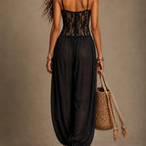ZARIA | LACE HAREM JUMPSUIT
