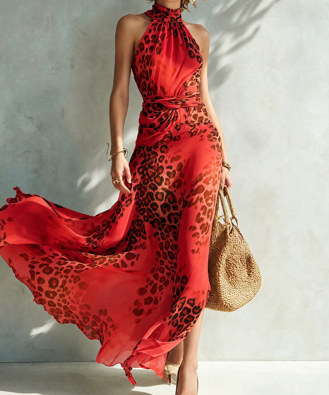 Daniela | Vestido con estampado animal