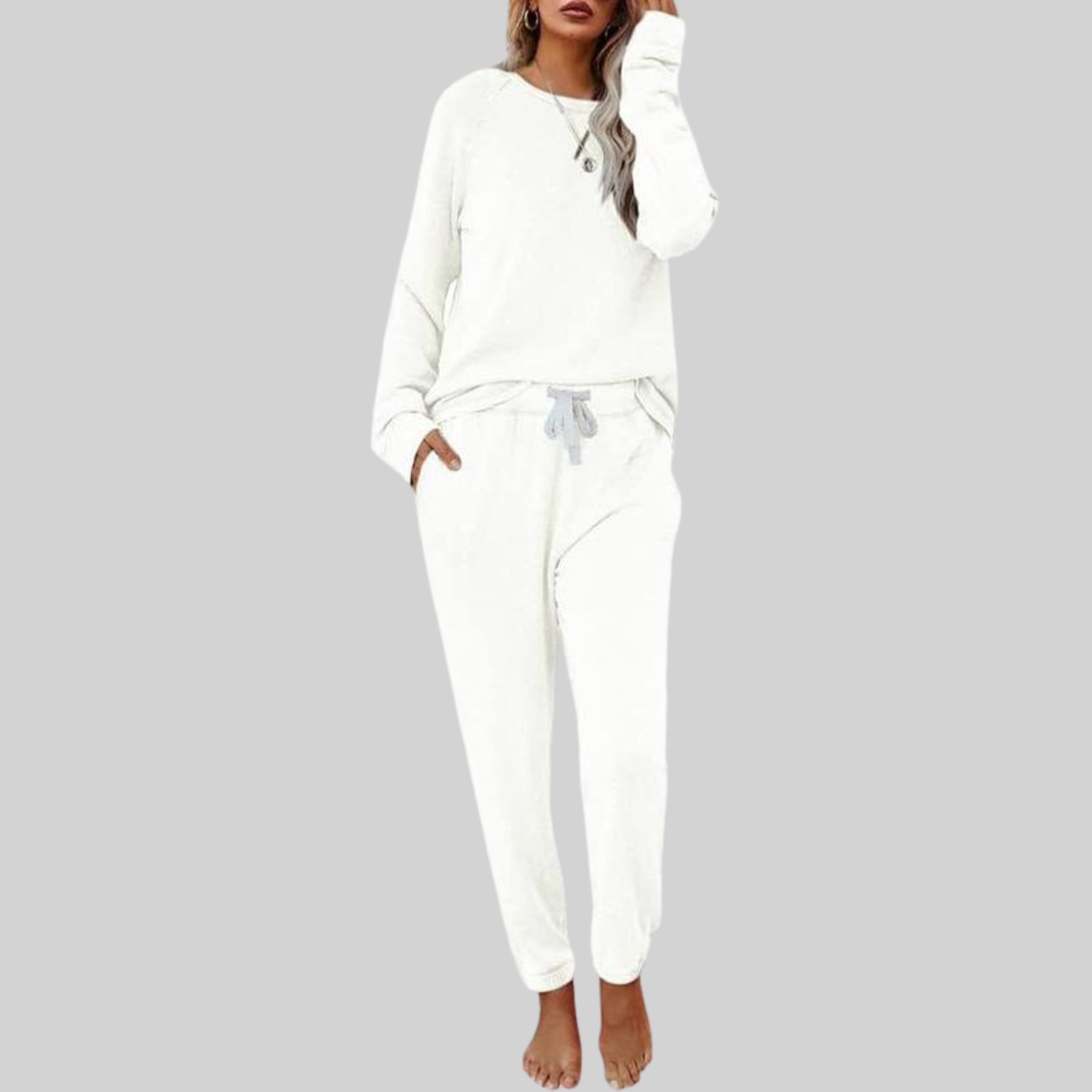 Jocelyn Casual Sweatpants Two-Piece Set