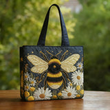 Artisanal Bag - Bee with Daisies and Stars