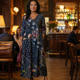 Zane | Easy Gather Floral Midi Dress