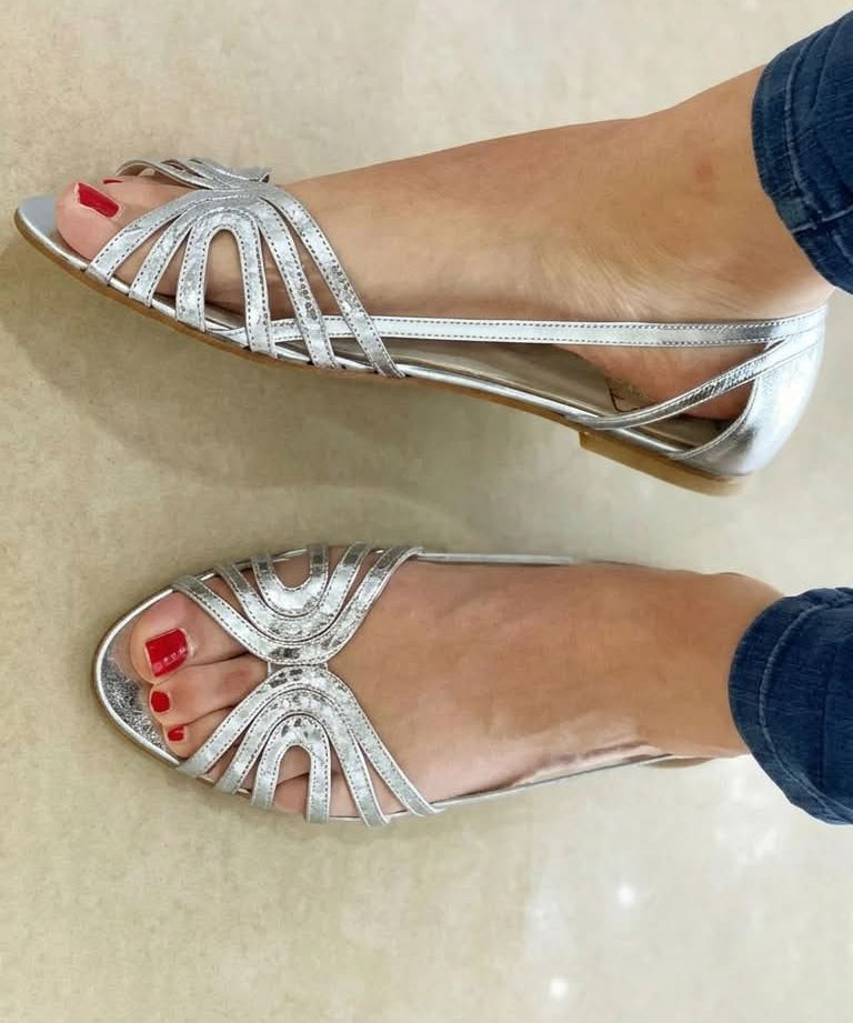 Eleonora — Gold Sandals, Summer Light