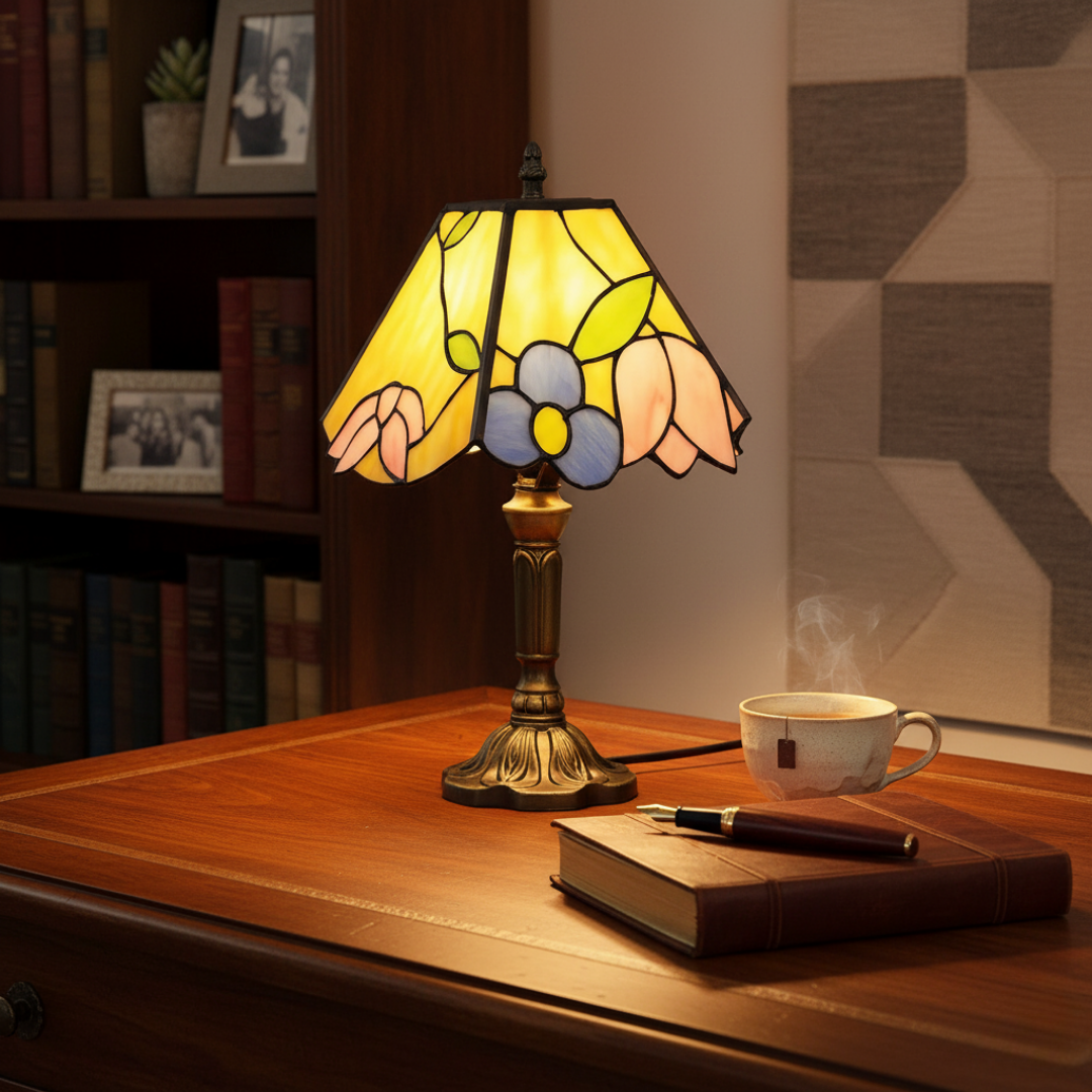 FLORINA | DECORATIVE TIFFANY GLASS LAMP