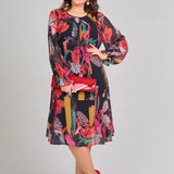 Florinda™ Elegant Floral Dress