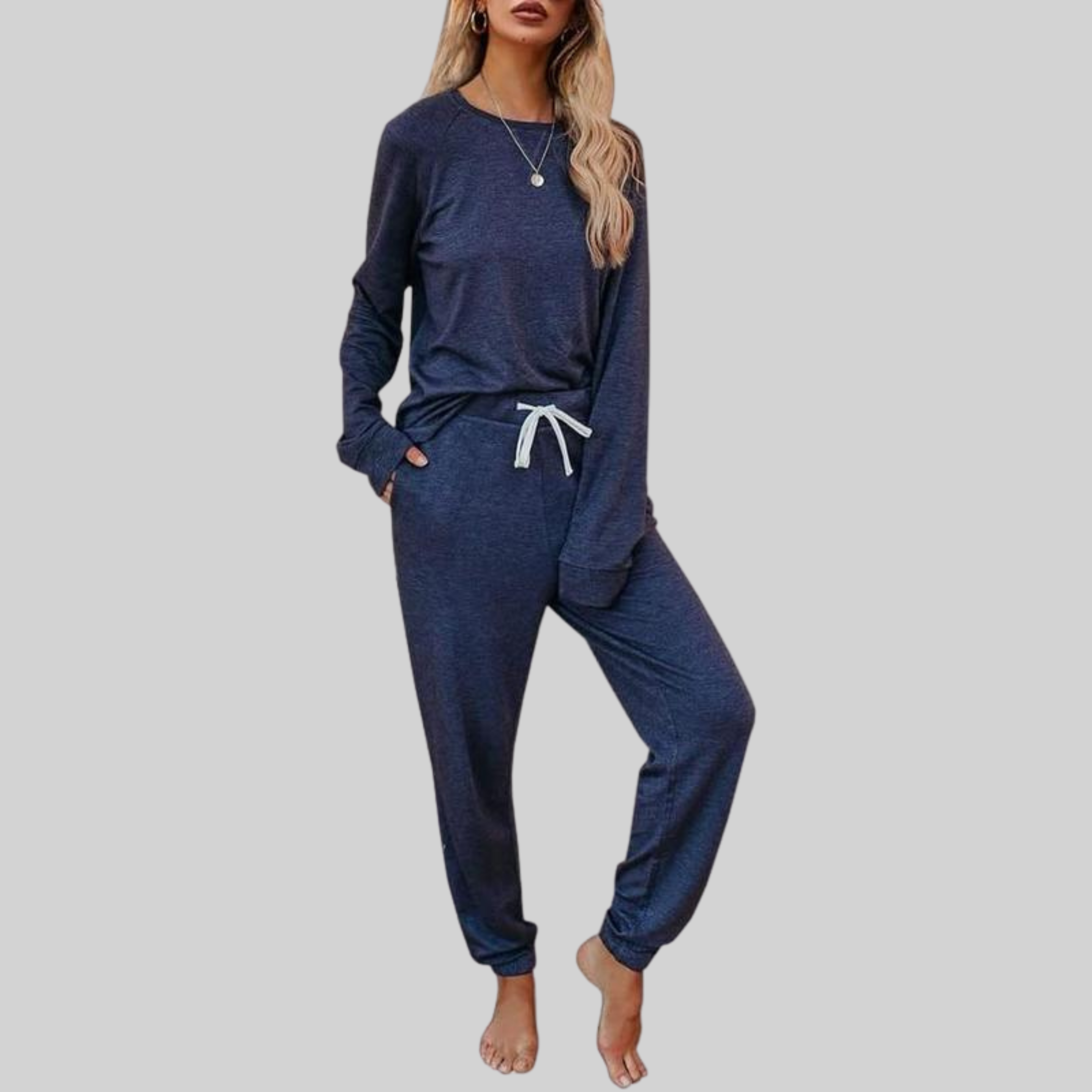 Jocelyn Casual Sweatpants Two-Piece Set