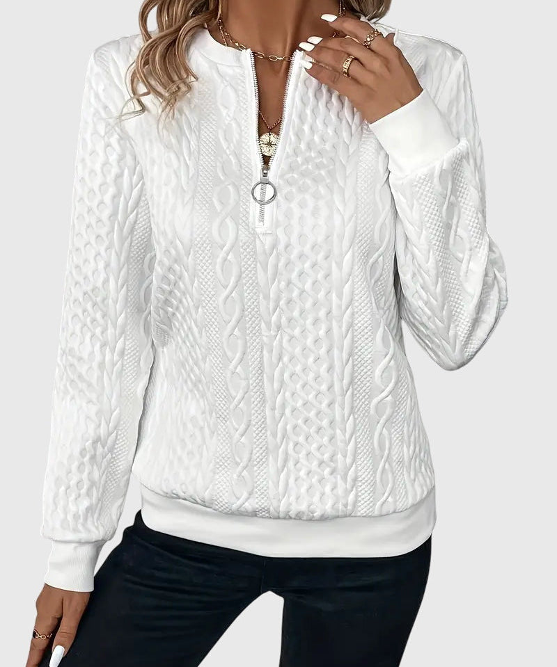 Nora™ | Sweater with Zipper
