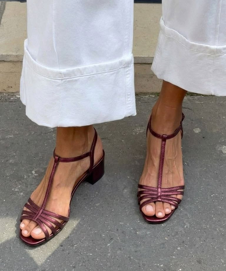 Allegra — Gold Sandals, Everyday Elegance