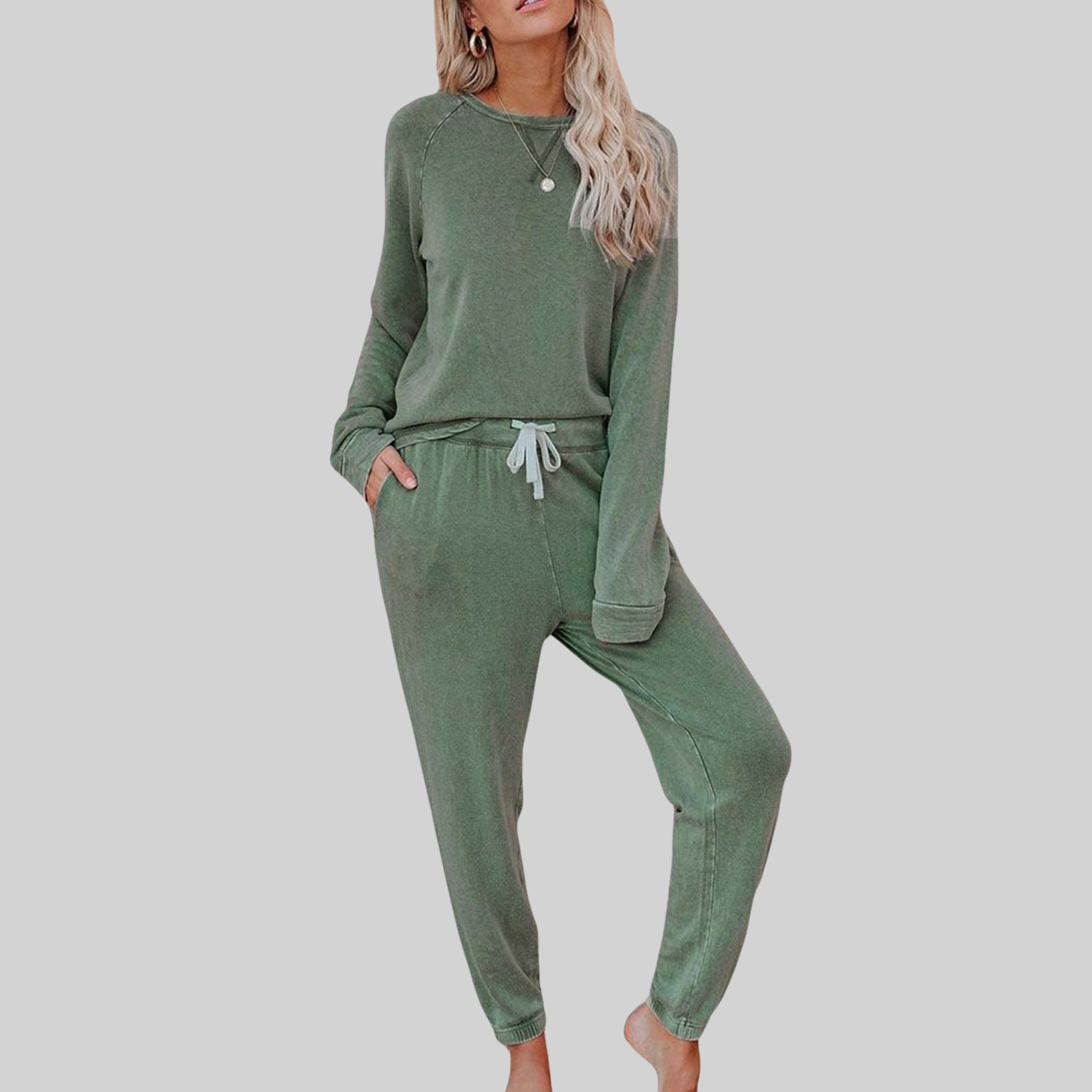 Jocelyn Casual Sweatpants Two-Piece Set