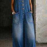 Saylor | Vintage Washed Cotton Denim Overalls