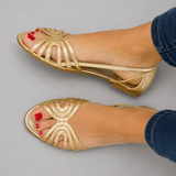 Eleonora — Gold Sandals, Summer Light