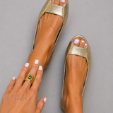 Adelina — Gold Comfort Flats