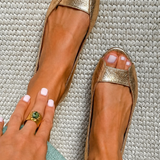 Adelina — Gold Comfort Flats