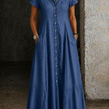 Mandy | Long Denim Dress