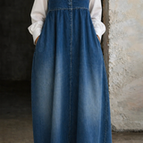 Veronica | Loose Denim Vest Dress