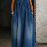 Veronica | Loose Denim Vest Dress