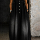 Veronica | Loose Denim Vest Dress