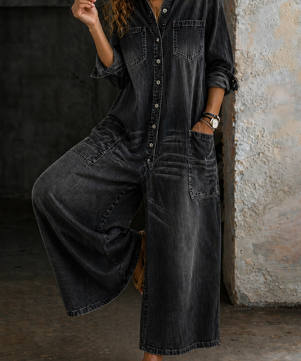 Vivienne | Casual Denim Jumpsuit