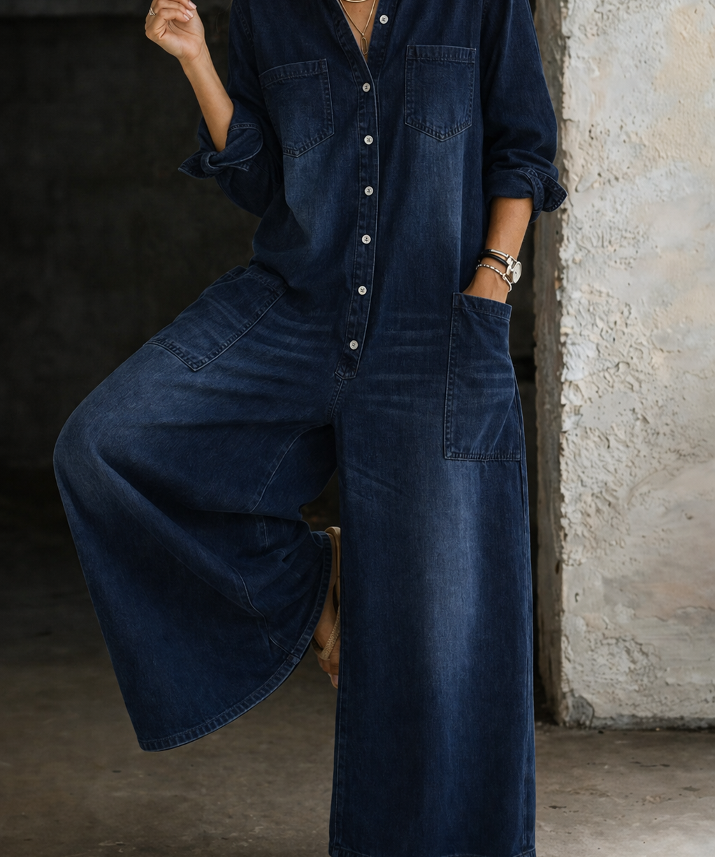Vivienne | Casual Denim Jumpsuit
