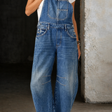 Lauren | Barrel Denim Overalls