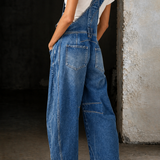 Lauren | Barrel Denim Overalls