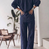 HARPER | COTTON RELAXED TWO-PIECE SET