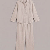 HARPER | COTTON RELAXED TWO-PIECE SET