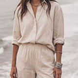 HARPER | COTTON RELAXED TWO-PIECE SET