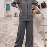 HARPER | COTTON RELAXED TWO-PIECE SET