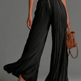 CELINE | PLEATED CHIFFON PANT SET