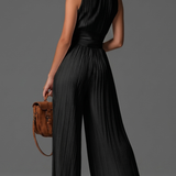 CELINE | PLEATED CHIFFON PANT SET