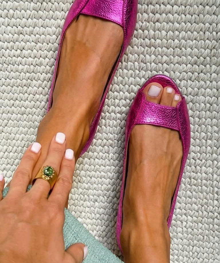Adelina — Gold Comfort Flats