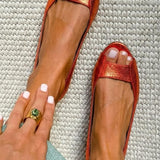 Adelina — Gold Comfort Flats