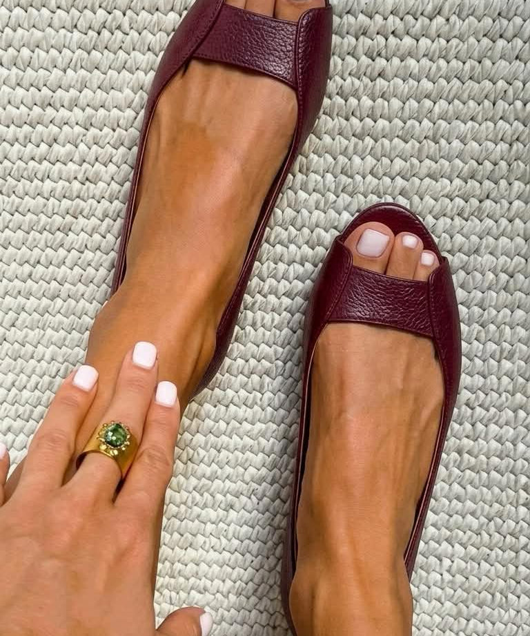 Adelina — Gold Comfort Flats