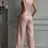 AMARA | BUTTON-FRONT TWO-PIECE SET