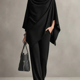 Mallory | Elegant Drape Two-Piece Set