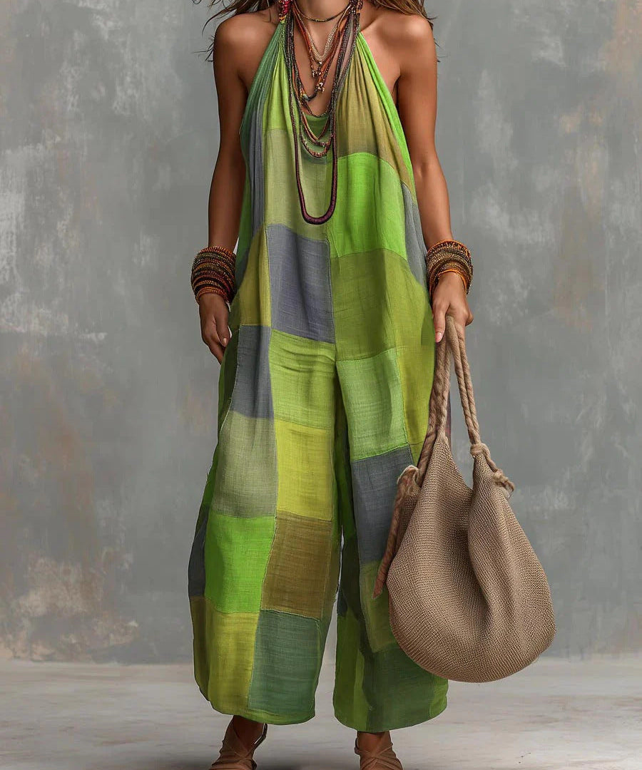 ORIANA | BOHEMIAN PATCHWORK JUMPSUIT
