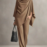 Mallory | Elegant Drape Two-Piece Set