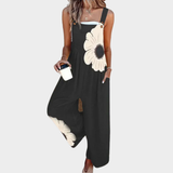 Daisy Meadow Print Dungaree